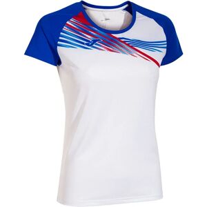 Joma Elite X Short Sleeve T-shirt White / Royal M Women Joma Elite X Short Sleeve T-shirt White / Royal M Women