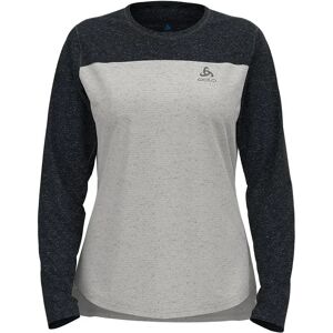 Odlo Crew X-alp Linencool Long Sleeve T-shirt Grey Melange / Black Melange S Women Odlo Crew X-alp Linencool Long Sleeve T-shirt Grey Melange / Black Melange S Women
