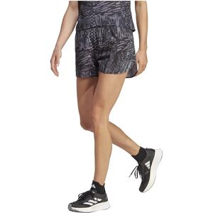 Adidas 3 Stripes Aop 4´´ Shorts Black / White M Women Adidas 3 Stripes Aop 4´´ Shorts Black / White M Women