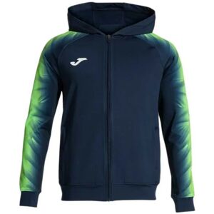 Joma Elite Xi Full Zip Sweatshirt Navy / Fluor Green 2XL Women Joma Elite Xi Full Zip Sweatshirt Navy / Fluor Green 2XL Women