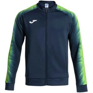 Joma Elite Xi Full Zip Sweatshirt Navy / Fluor Green 2XL Women Joma Elite Xi Full Zip Sweatshirt Navy / Fluor Green 2XL Women