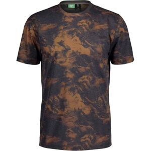 Scott Dri Tie Dye Short Sleeve T-shirt Bread Brown L Men Scott Dri Tie Dye Short Sleeve T-shirt Bread Brown L Men