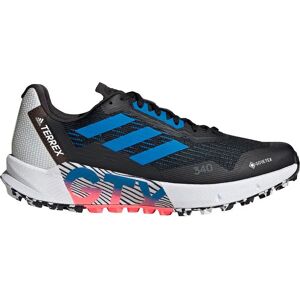 Adidas Terrex Agravic Flow 2 Goretex Trail Running Shoes Core Black / Blue Rush / Turbo UK 6.5 Men Adidas Terrex Agravic Flow 2 Goretex Trail Running Shoes Core Black / Blue Rush / Turbo UK 6.5 Men
