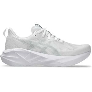 ASICS Men’s White/Piedmont Gray Novablast 5 Running Shoes - Running Shoes ASICS Men’s White/Piedmont Gray Novablast 5 Running Shoes - Running Shoes