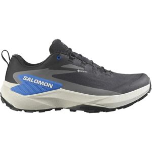 Salomon Genesis Goretex Trail Running Shoes Black / Lunar Rock / French Blue UK 7 Men Salomon Genesis Goretex Trail Running Shoes Black / Lunar Rock / French Blue UK 7 Men