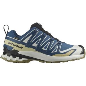 Salomon Xa Pro 3d V9 Goretex Trail Running Shoes Dark Blue / Icicle / Aloe UK 8 Men Salomon Xa Pro 3d V9 Goretex Trail Running Shoes Dark Blue / Icicle / Aloe UK 8 Men