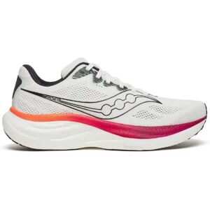 Saucony Ride 19 Running Shoes White / Crimson UK 9 Men Saucony Ride 19 Running Shoes White / Crimson UK 9 Men