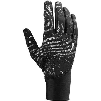 Nike Accessories Pacer Midweight Rg Reflective Gloves Black / Black / Silver S Men Nike Accessories Pacer Midweight Rg Reflective Gloves Black / Black / Silver S Men