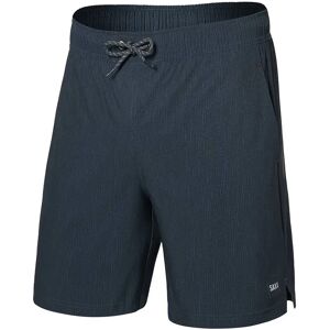 Saxx Underwear Multi Sport 2 In 1 Shorts Striation Slub / Black M Men Saxx Underwear Multi Sport 2 In 1 Shorts Striation Slub / Black M Men