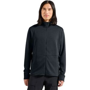 Odlo Grid Full Zip Fleece Black Melange 2XL Men Odlo Grid Full Zip Fleece Black Melange 2XL Men