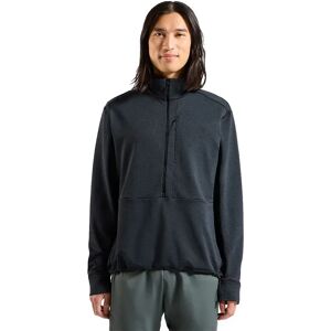 Odlo Grid Half Zip Fleece Black Melange 2XL Men Odlo Grid Half Zip Fleece Black Melange 2XL Men
