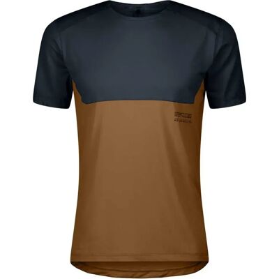 Scott Endurance Tech Short Sleeve T-shirt Dark Blue / Bread Brown S Men Scott Endurance Tech Short Sleeve T-shirt Dark Blue / Bread Brown S Men
