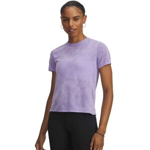 Under Armour Launch Jacquard Short Sleeve T-shirt Purple / Reflective L Women Under Armour Launch Jacquard Short Sleeve T-shirt Purple / Reflective L Women