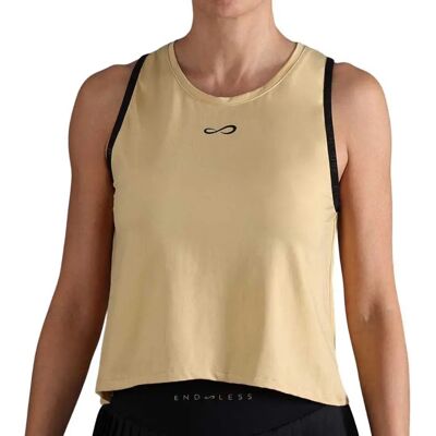 Endless Amarillo L Sleeveless T-shirt - Woman Endless Amarillo L Sleeveless T-shirt - Woman