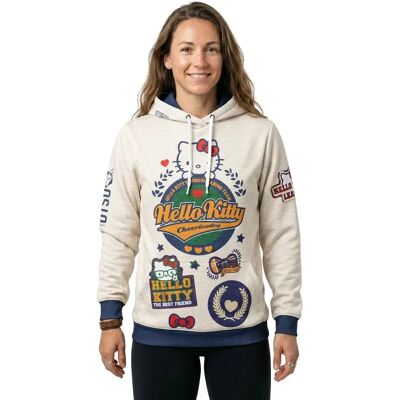 Otso Hello Kitty Cheerleading Sweatshirt Beige L Women Otso Hello Kitty Cheerleading Sweatshirt Beige L Women