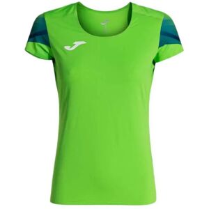 Joma Elite Xi Short Sleeve T-shirt Fluor Green / Navy 12-14 Years Girls Joma Elite Xi Short Sleeve T-shirt Fluor Green / Navy 12-14 Years Girls