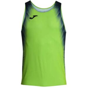 Joma Elite Xi Sleeveless T-shirt Fluor Green / Navy 11-12 Years Boys,Girls Joma Elite Xi Sleeveless T-shirt Fluor Green / Navy 11-12 Years Boys,Girls