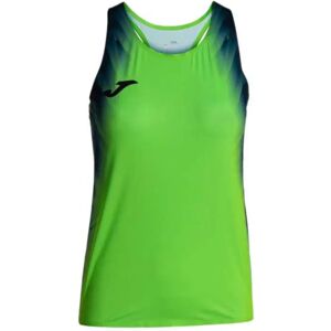 Joma Elite Xi Sleeveless T-shirt Fluor Green / Navy 12-14 Years Girls Joma Elite Xi Sleeveless T-shirt Fluor Green / Navy 12-14 Years Girls