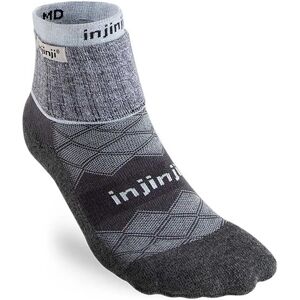 Injinji Liner + Runner Socks Grey UK 3-6.5 Women Injinji Liner + Runner Socks Grey UK 3-6.5 Women