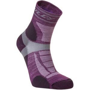 Hilly Socks Trail Anklet Med Short Socks Blackberry / Grey EU 39.5-42.5 Men,Women Hilly Socks Trail Anklet Med Short Socks Blackberry / Grey EU 39.5-42.5 Men,Women