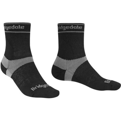 Bridgedale Trail Run Ultralight T2 Merino Sport ¾ Crew Socks Black UK 7-8.5 Women Bridgedale Trail Run Ultralight T2 Merino Sport ¾ Crew Socks Black UK 7-8.5 Women