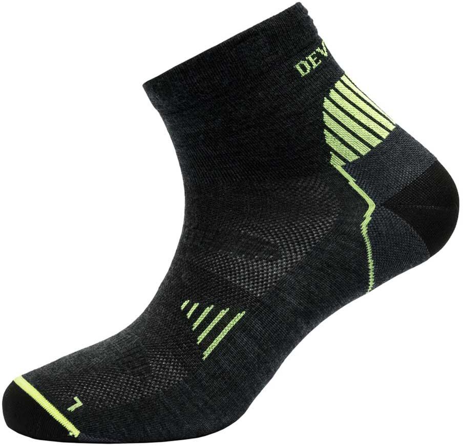 Devold Of Norway Running Merino Ankle Short Socks Dark Grey EU 35-37 Men,Women