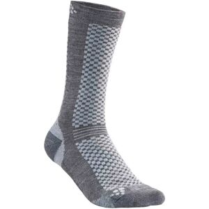 Craft Warm Mid Socks 2 Pairs Granite / Platinum EU 43-45 Men Craft Warm Mid Socks 2 Pairs Granite / Platinum EU 43-45 Men