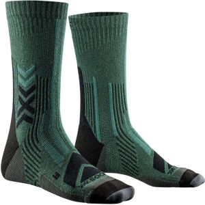 X-socks Hike Perform Merino Crew Socks Dark Sage / Black UK 10.5-12 Men,Women X-socks Hike Perform Merino Crew Socks Dark Sage / Black UK 10.5-12 Men,Women