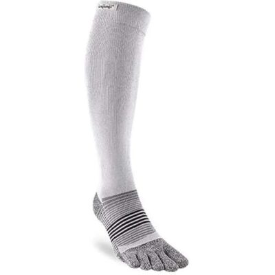 Injinji Compression Over The Calf Socks Gray UK 10-12 Men Injinji Compression Over The Calf Socks Gray UK 10-12 Men