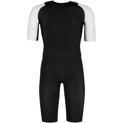 Huub Collective Short Sleeve Trisuit Black / White 2XL Men Huub Collective Short Sleeve Trisuit Black / White 2XL Men