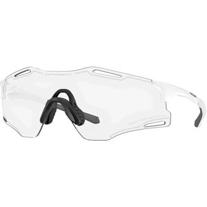 Oakley Cybr Zero Photochromic Sunglasses Matte White Clear Photochromic Black/CAT0-3 Oakley Cybr Zero Photochromic Sunglasses Matte White Clear Photochromic Black/CAT0-3