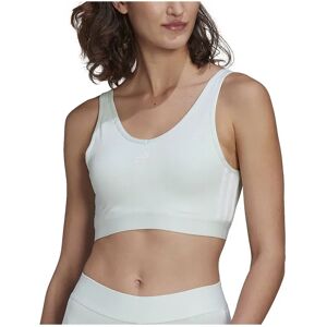 Adidas Top Essentials 3 Bandas Con Copas Extraibles Sleeveless T-shirt Menhie / White XS Adidas Top Essentials 3 Bandas Con Copas Extraibles Sleeveless T-shirt Menhie / White XS
