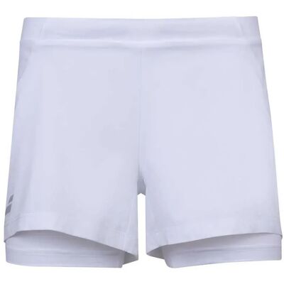 Babolat Womens Exercise Shorts White - Shorts - Sportswear Babolat Womens Exercise Shorts White - Shorts - Sportswear