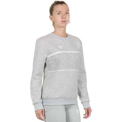 Tecnifibre L Silver Sweatshirt - Women's Tennis Sweatshirt Tecnifibre L Silver Sweatshirt - Women's Tennis Sweatshirt