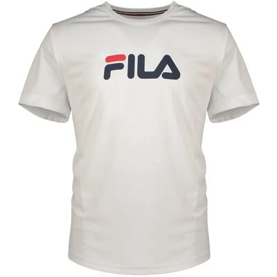 FILA Men White Logo T-Shirt - Casual Sport Top FILA Men White Logo T-Shirt - Casual Sport Top