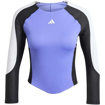 adidas HEAT.RDY 3/4 Sleeve Tennis Top - Blue adidas HEAT.RDY 3/4 Sleeve Tennis Top - Blue