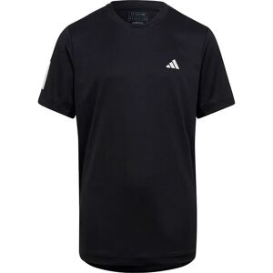Adidas Clu3 Stripes Short Sleeve T-shirt Black 7-8 Years Adidas Clu3 Stripes Short Sleeve T-shirt Black 7-8 Years