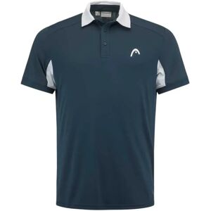 Head Racket Slice Short Sleeve Polo Navy L Head Racket Slice Short Sleeve Polo Navy L