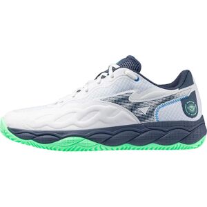Mizuno Wave Enforce Court Cc Clay Shoes White / Vintage Indigo / Neo Mint UK 7 Mizuno Wave Enforce Court Cc Clay Shoes White / Vintage Indigo / Neo Mint UK 7