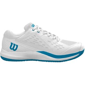 Wilson Rush Pro Ace Oz All Court Shoes White / White / Atomic Blue UK 11 Wilson Rush Pro Ace Oz All Court Shoes White / White / Atomic Blue UK 11