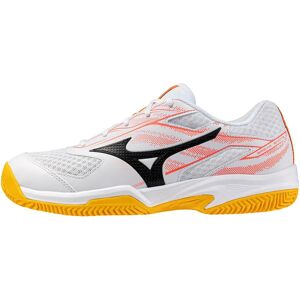 Mizuno Break Shot 5 Cc Clay Shoes White / Calypso Coral / Citrus UK 10 Mizuno Break Shot 5 Cc Clay Shoes White / Calypso Coral / Citrus UK 10
