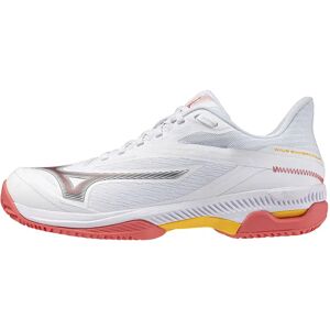 Mizuno Wave Exceed Court Cc Clay Shoes White / Calypso Coral / Citrus UK 9 Mizuno Wave Exceed Court Cc Clay Shoes White / Calypso Coral / Citrus UK 9