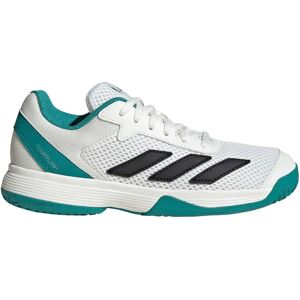 Adidas Courtflash All Court Shoes Cloud White / Purple Teal / Off White UK 4.5 Adidas Courtflash All Court Shoes Cloud White / Purple Teal / Off White UK 4.5