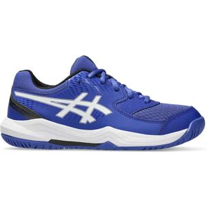 Asics Gel-dedicate 8 Gs All Court Shoes Dark Cobalt / White UK 1 Asics Gel-dedicate 8 Gs All Court Shoes Dark Cobalt / White UK 1