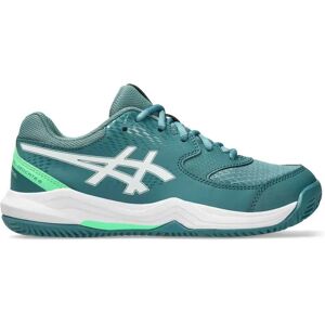 Asics Gel-dedicate 8 Gs Padel Shoes Misty Pine / White UK 5 Asics Gel-dedicate 8 Gs Padel Shoes Misty Pine / White UK 5