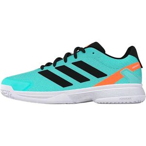 Adidas Ubersonic All Court Shoes Flash Aqua / Core Black / Lucid Orange UK 1.5 Adidas Ubersonic All Court Shoes Flash Aqua / Core Black / Lucid Orange UK 1.5