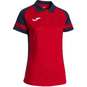 Joma Lider Short Sleeve Polo Red / Navy Blue 2XL Joma Lider Short Sleeve Polo Red / Navy Blue 2XL