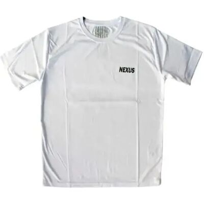 Nexus White Short Sleeve T-Shirt for Men Nexus White Short Sleeve T-Shirt for Men