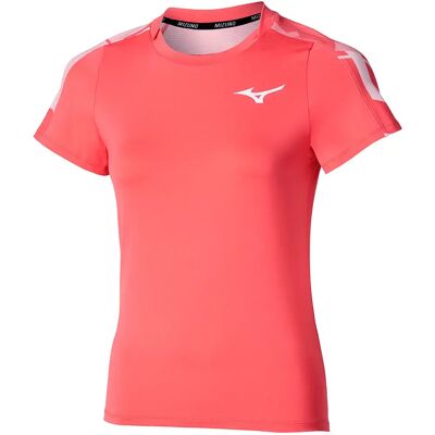 Mizuno Daybreakers Printed Short Sleeve T-shirt Calypso Coral XS Mizuno Daybreakers Printed Short Sleeve T-shirt Calypso Coral XS