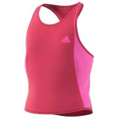 Adidas Pop Up Sleeveless T-shirt Wild Pink / Screaming Pink 11-12 Years Adidas Pop Up Sleeveless T-shirt Wild Pink / Screaming Pink 11-12 Years